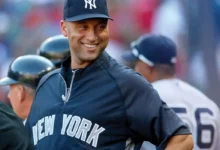 Derek Jeter and Gail Boudreaux